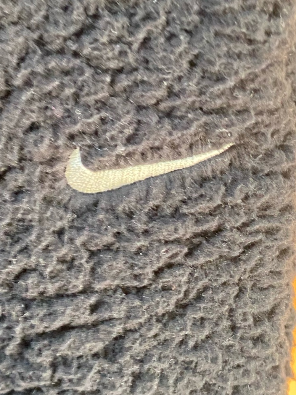 🆕 NIKE Women's Training Therma-Fit Sherpa Cozy Fluffy Sweat pants Black L - Picture 13 of 16